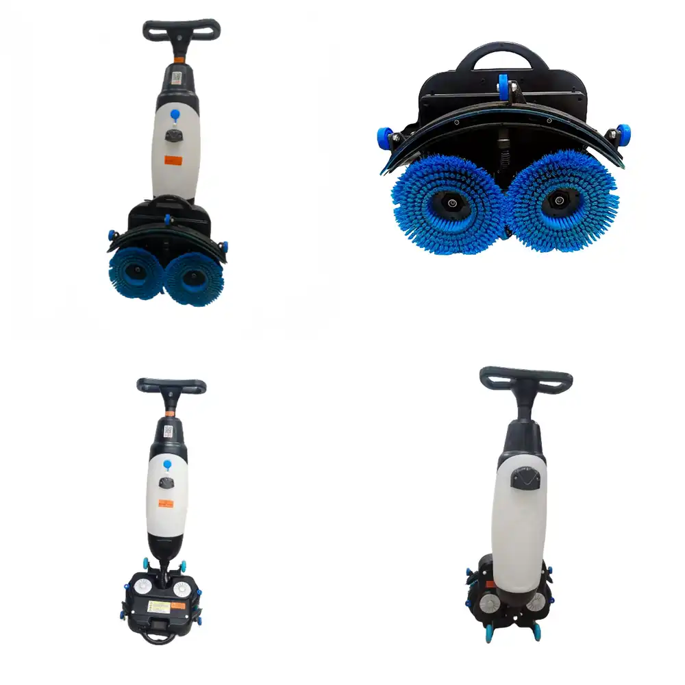 Floor Scrubber Machine Walk Behind - GS03 Battery Operated Handheld Floor Scrubber