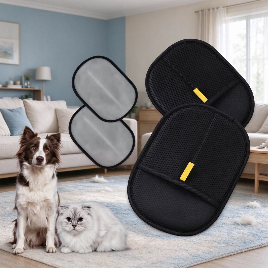 Carpet Extractor Machine - 2-Piece Set of Electrostatic Pet Hair