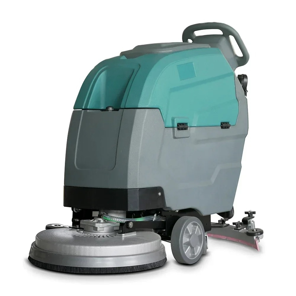 Floor Scrubber Machine Walk Behind - Powered Walk Behind Commercial Floor Scrubber