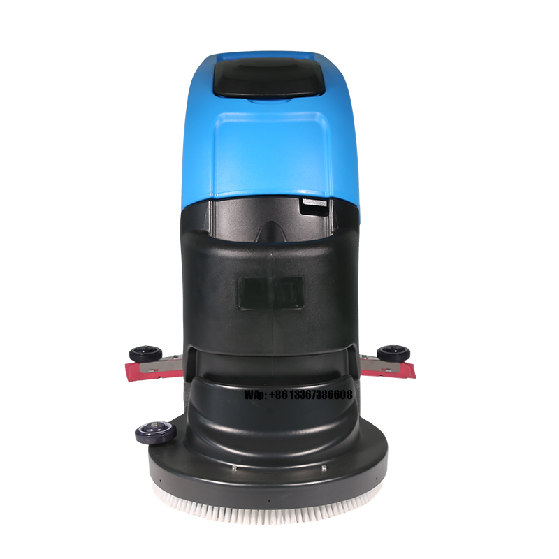 Floor Scrubber Machine Walk Behind - New 55L Electric Cordless Walk-Behind Floor