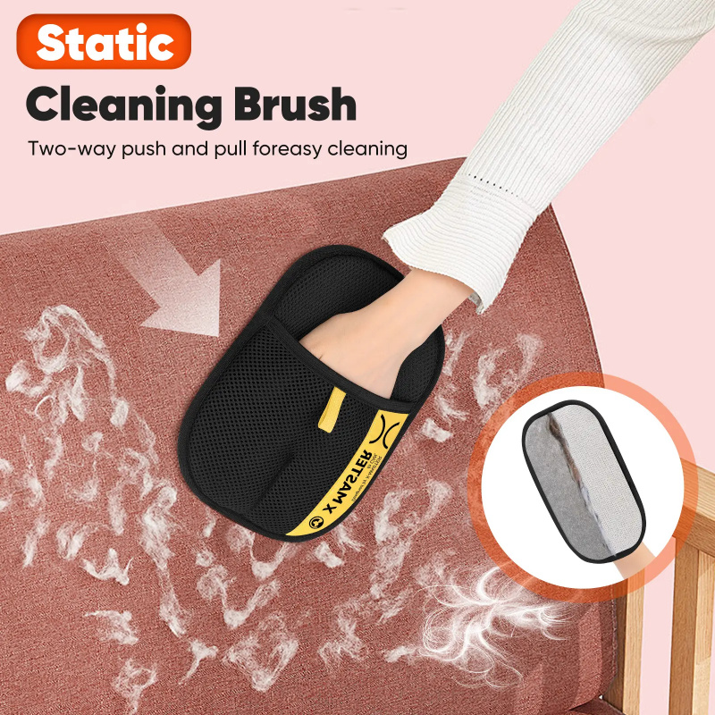 Carpet Extractor Machine - Upgrade Pet Hair Remover Electrostatic Gloves