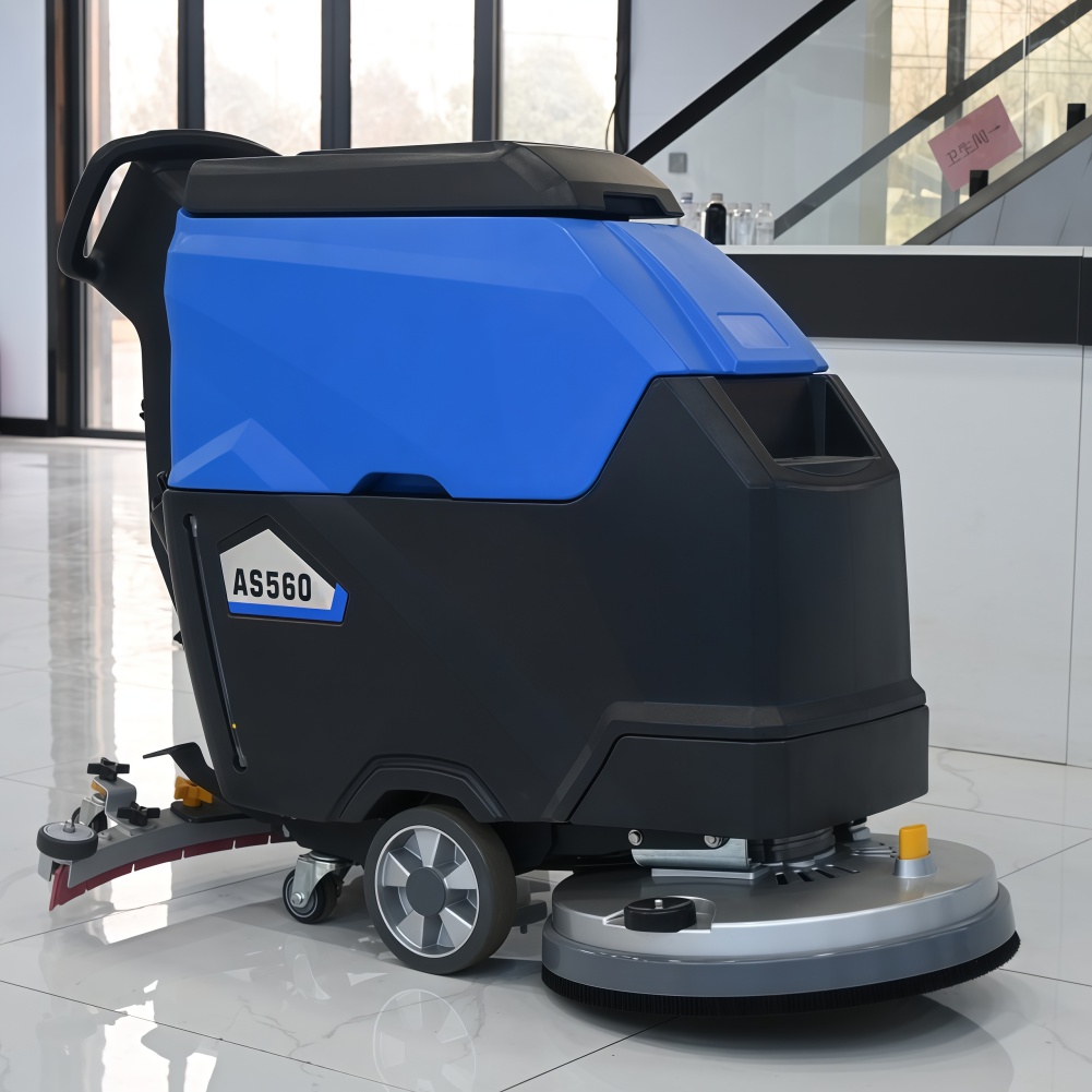 Floor Sweeper Machine Manual - Walk-behind Handheld Electric Spin Hand Scrubber