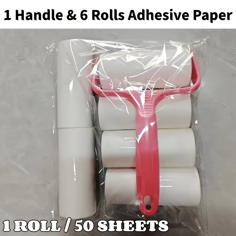 1/6pc Sticky Lint Roller Velve - Carpet Extractor Machine recension och pris