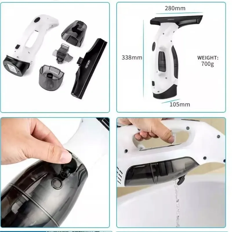 20W Cordless Automatic Glass C - Window Cleaning Robot Automatic recension och pris