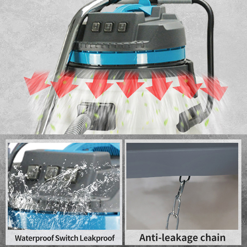90L Vacuum Cleaner with 3 Moto - Industrial Vacuum Cleaner 3000W recension och pris