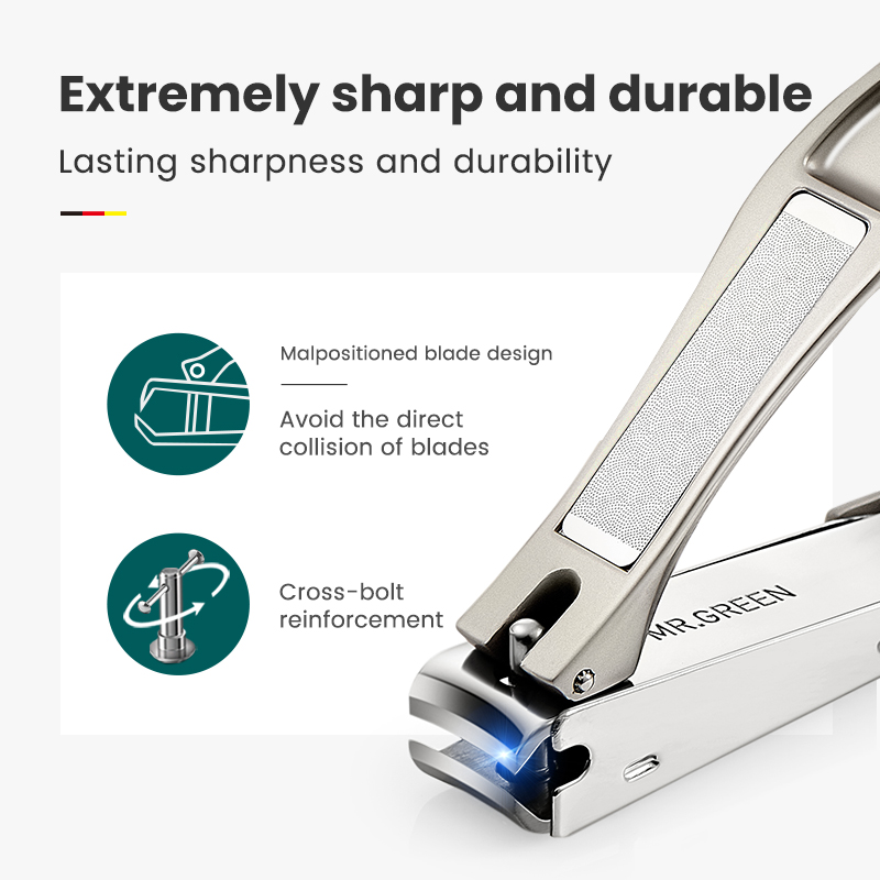 MR.GREEN Nail Clippers Stainle - Escalator Cleaning Machine recension och pris