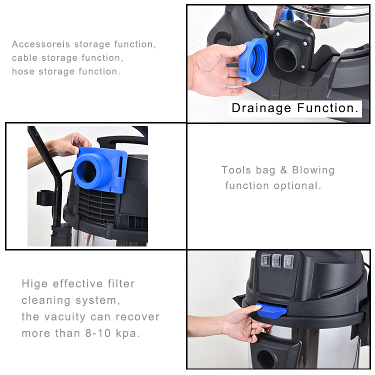 60L Heavy D-uty Industrial Com - Wet Dry Vacuum 60L recension och pris