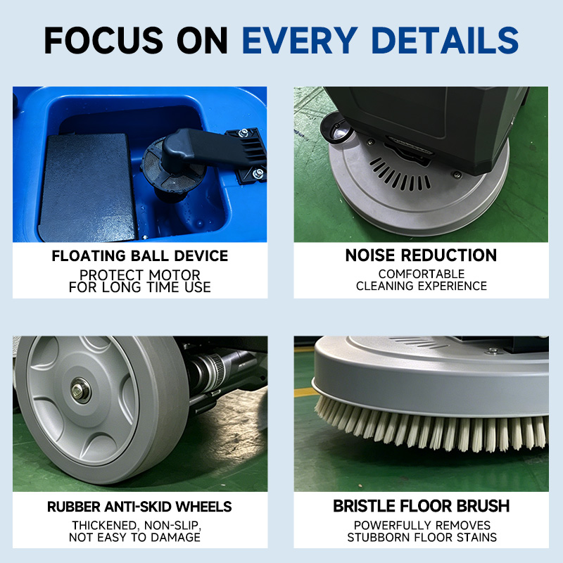 New Walk-Behind Industrial Flo - Floor Scrubber Machine Walk Behind recension och pris