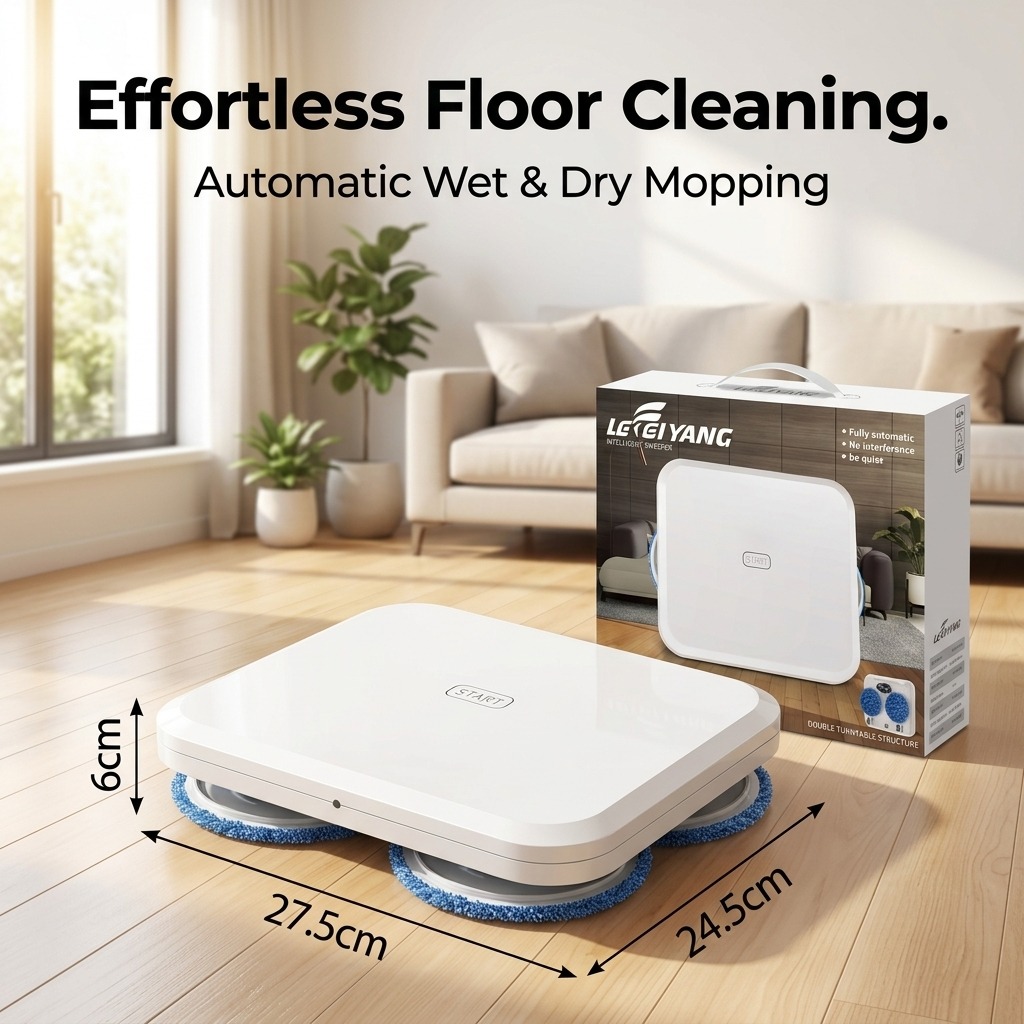 Robot Mop Cleaner, Automatic D - Floor Sweeper Machine Manual recension och pris