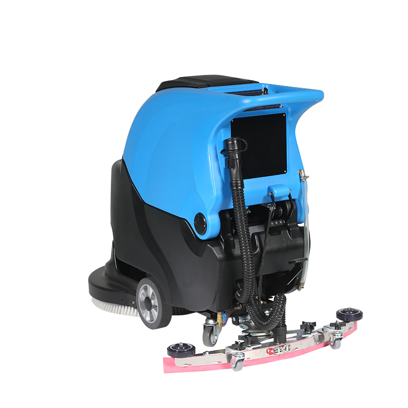 New 55L Electric Cordless Walk - Floor Scrubber Machine Walk Behind recension och pris