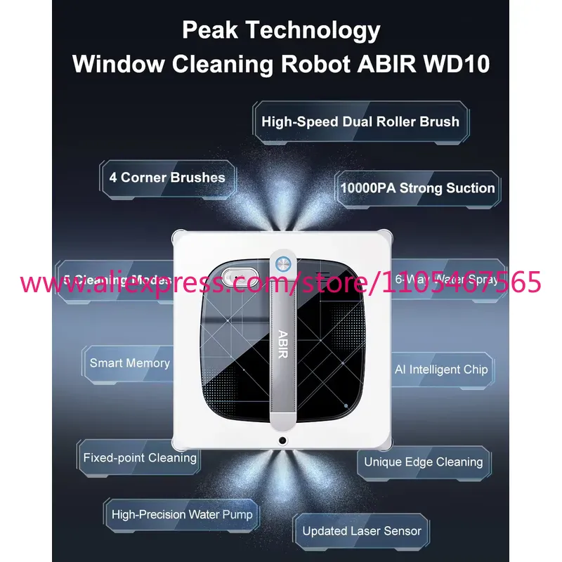 1pcs Electric Window Cleaning  - Window Cleaning Robot Automatic recension och pris