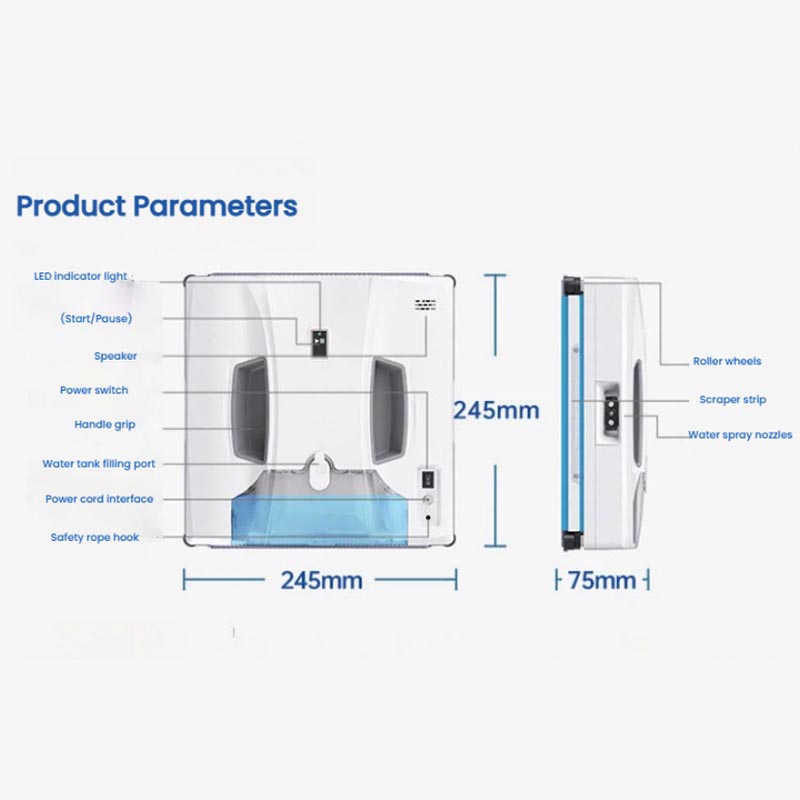 Multi-functional Window Cleani - Window Cleaning Robot Automatic recension och pris
