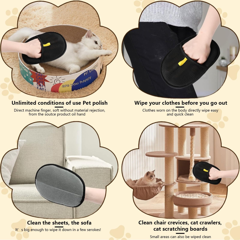 Pet Hair Removal Glove Cat & D - Carpet Extractor Machine recension och pris