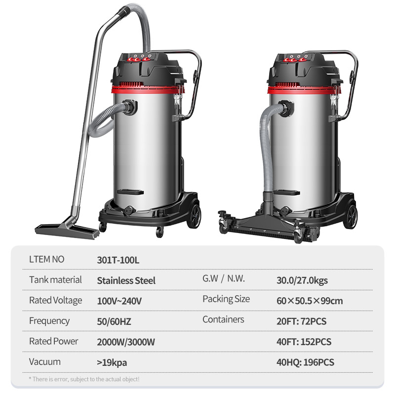 100L 3000W Industrial Wet Dry  - Industrial Vacuum Cleaner 3000W recension och pris