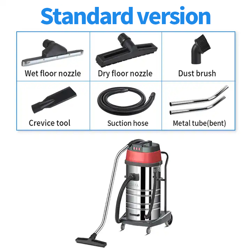 Large Scale Industrial 80L Red - Industrial Vacuum Cleaner 3000W recension och pris