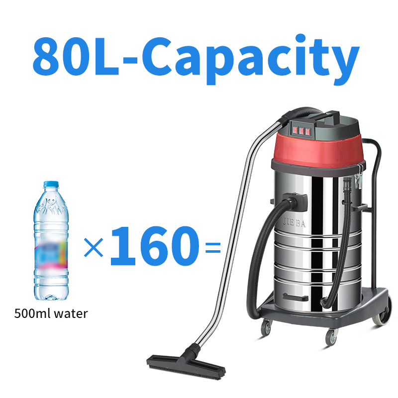 Large Scale Industrial 80L Red - Industrial Vacuum Cleaner 3000W recension och pris