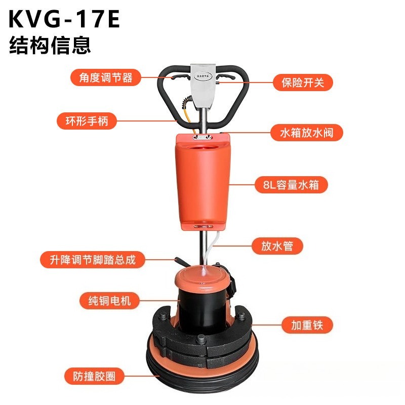 17 Inch Heavy Duty Walk-Behind - Floor Polishing Machine 17 Inch recension och pris