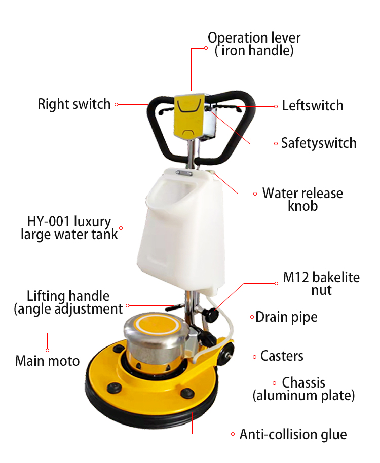 17 Inch Dust Free Vacuum Polis - Floor Polishing Machine 17 Inch recension och pris