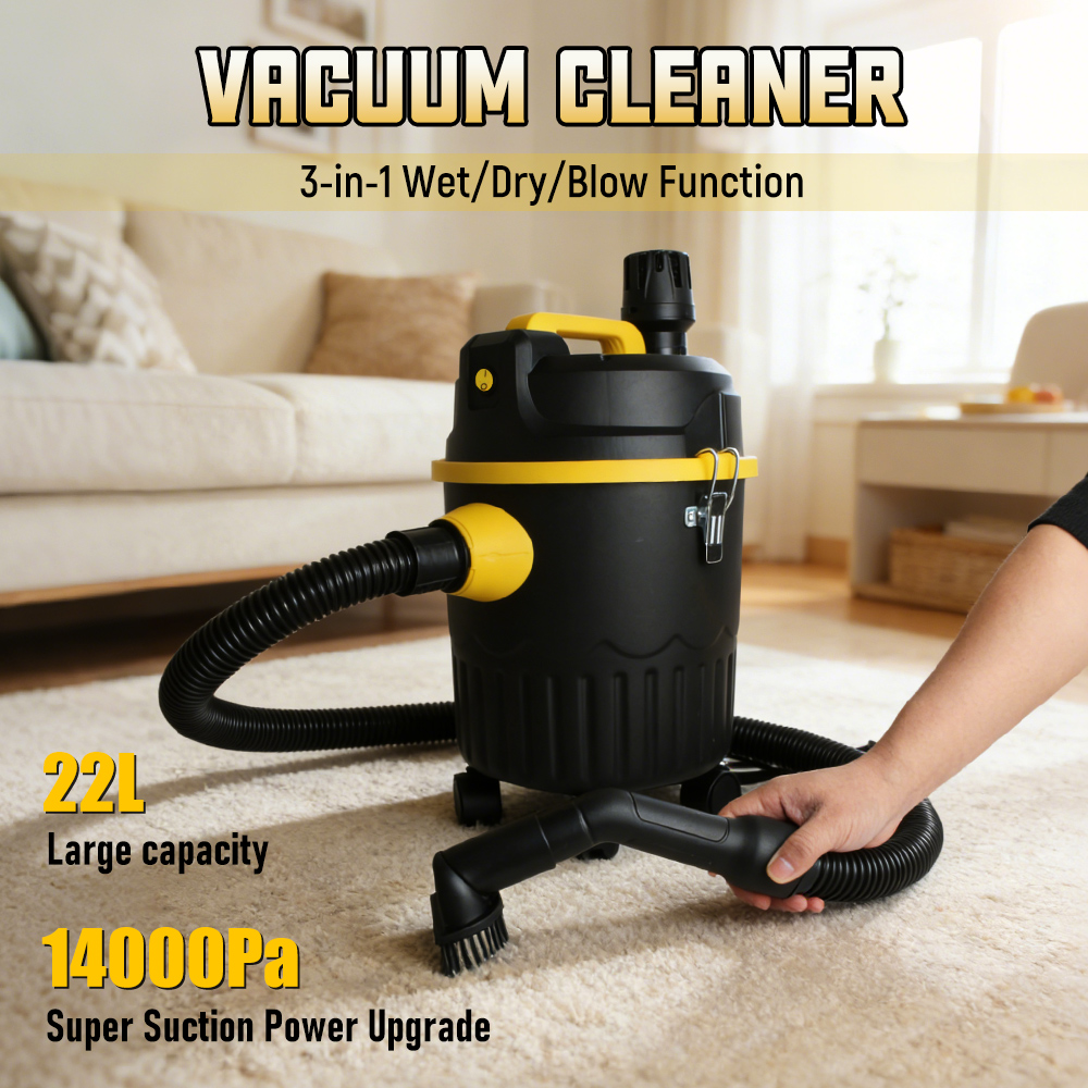 22L Wet And Dry Blowing 3 in 1 - Industrial Vacuum Cleaner 3000W recension och pris